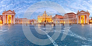 Saint Peter Cathedral in Rome, Vatican, Italy.