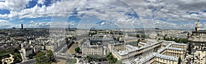 Panoramic view of Paris photo