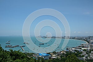 Panoramic view of Pattaya City