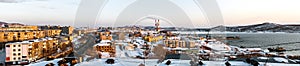 Panoramic view of Petropavlovsk-Kamchatsky city photo