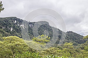 Panoramic view of the PeÃÂ±as Blancas Massif natural reserve, Nicaragua photo