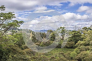 Panoramic view of the PeÃÂ±as Blancas Massif natural reserve, Nicaragua photo