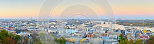 Panorama Kyiv Podil Old Town photo