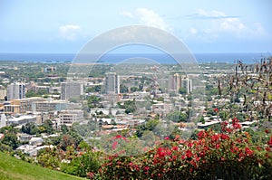 Panoramic view of Ponce, Puerto Rico photo