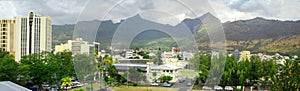 Panoramic view of Port Louis