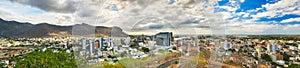 Panoramic view of Port Louis, Mauritius