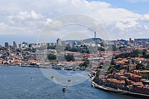 Panoramic view of Porto and the Douro River