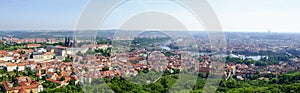 Panoramic view of Prague