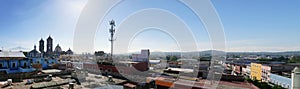 panoramic view of puebla downtown