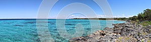 Panoramic view of Punta Perdiz, close to Playa Giron located in the Bay of pigs or Bahia de cochinos, Cuba