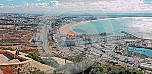 panoramic view of a purely tourist town, Agadir photo