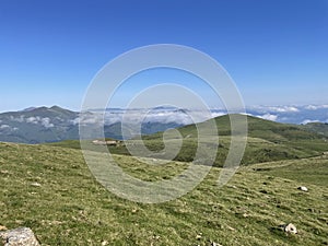 Panoramic View in the Pyrenees Basque Country