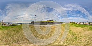 Panoramic view of Quebec City from The Plains of Abraham