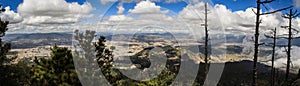 Panoramic view on Quetzaltenango and the mountains around, from the Cerro Quemado Summit, Quetzaltenango, Altiplano, Guatemala photo