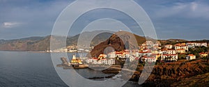 Panoramic view of Quinta do Lorde, scenic resort view in Madeira Island, Portugal photo