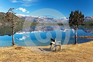 Panoramic view of Rara Daha or Mahendra Tal Lake