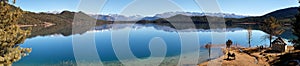 Panoramic view of Rara Daha or Mahendra Tal Lake