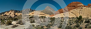 Panoramic View Of Red Rock Canyon, Nevada