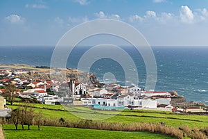 Panoramic view of Relva, small parish in the municipality of Ponta Delgada, Sao Miguel island Azores, Portugal photo