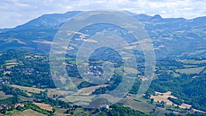 Panoramic view of the Republic of San Marino