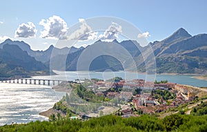 Panoramic View of Riano,Leon,Spain.