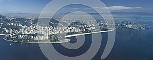 Panoramic view of Rio de Janeiro, Brazil.