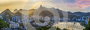 Panoramic view of Rio De Janeiro, Brazil landscape