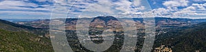 Panoramic View of Rogue Valley and Ashland, Oregon photo