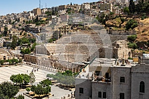 The Roman Theater in Amman photo