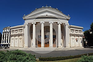 Panoramic view of the Romanian Athenaeum