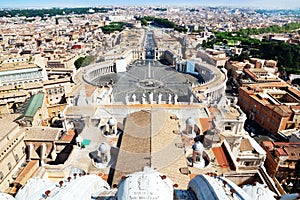 Panoramic view of Rome