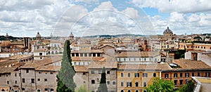 Panoramic view of Rome from the Campidoglio