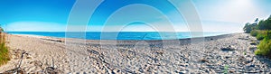 Panoramic view of Rondeau provincial park in Ontario