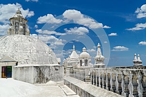 Panoramic view of the roof of Leon Cathedral, Nicaragua