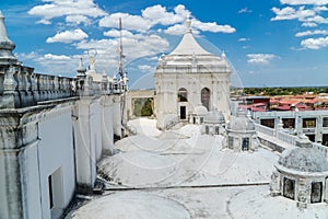 Panoramic view of the roof of Leon Cathedral, Nicaragua