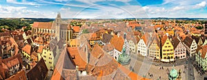 Panoramic view of Rothenburg