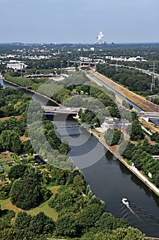 Panoramic view of Ruhr Valley, Germany