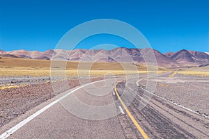 Panoramic view of Ruta de los Seismiles, Catamarca, Argentina