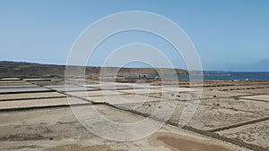 Panoramic view of Salinas de Janubio