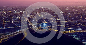 Panoramic view of San Cristobal hill