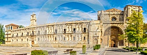 Panoramic view at the San Marcos Convent in Leon - Spain photo