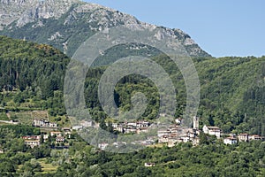 Panoramic view of San Romano in Garfagnana, Tuscany