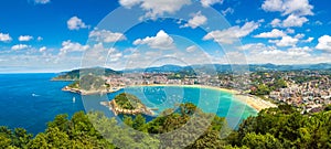 Panoramic view of San Sebastian photo