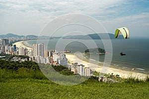 Panoramic view from Santos, Brazil