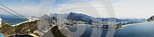 Panoramic view of the Sao Paolo bay