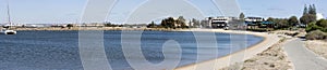 Panoramic View of the Secluded Beach at Jetty Baths