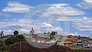 Panoramic view of Serro, historical city in Brazil photo