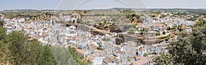 Panoramic view of Setenil de las Bodegas, Cadiz, Spain photo