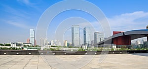 Panoramic view of shenzhen city photo