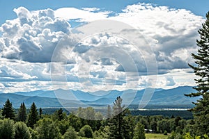 Cloudscape panorama sky design